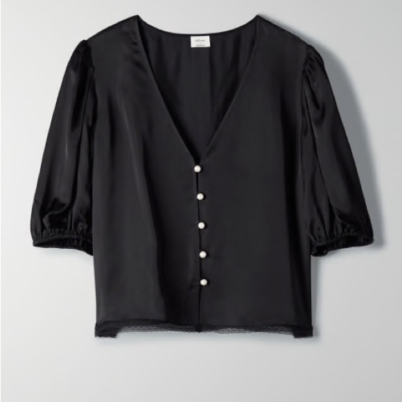 Wilfred Tops - Aritzia Wilfre Bria Blouse